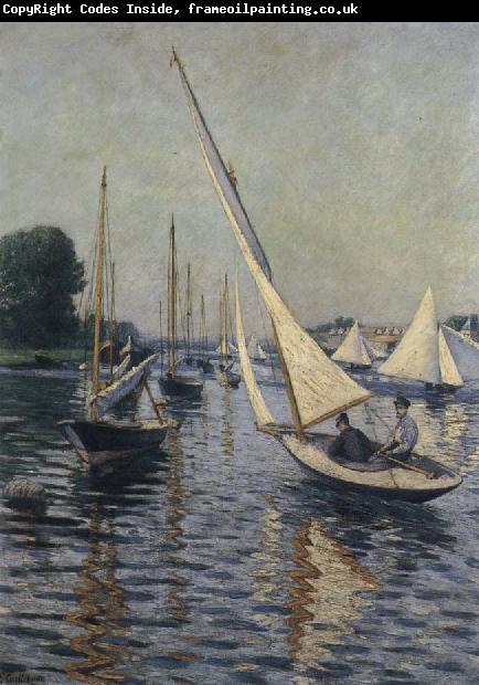 Gustave Caillebotte Sailboat